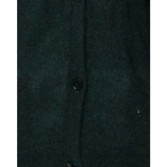 NEW! Isabel Marant S Kid Mohair $599 Long Cardigan Sweater Oversized Teal Green - Picture 3 of 8